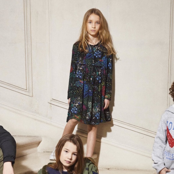 Zadig & Voltaire Girls Printed Dress sz 12 - Picture 3 of 11